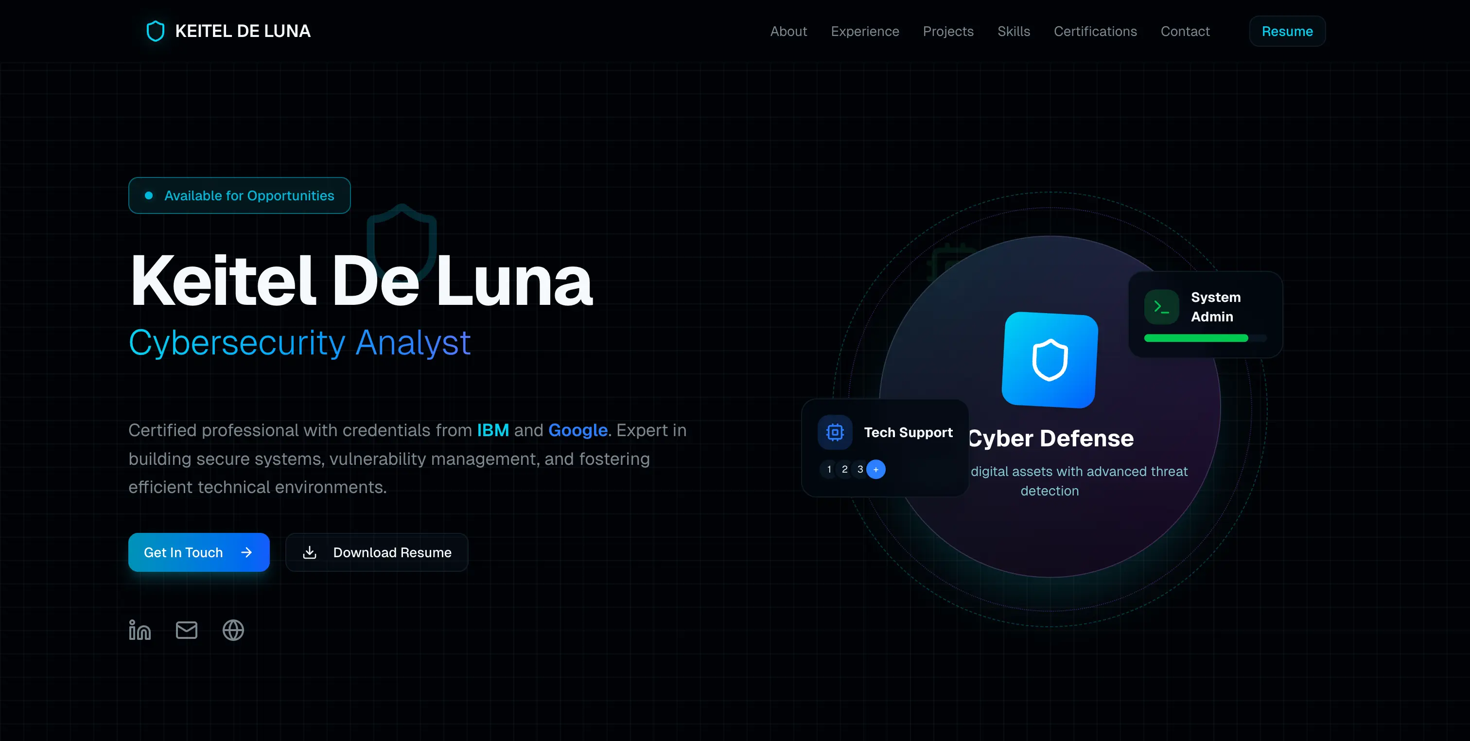Keitel De Luna - Cybersecurity Analyst | IT Portfolio